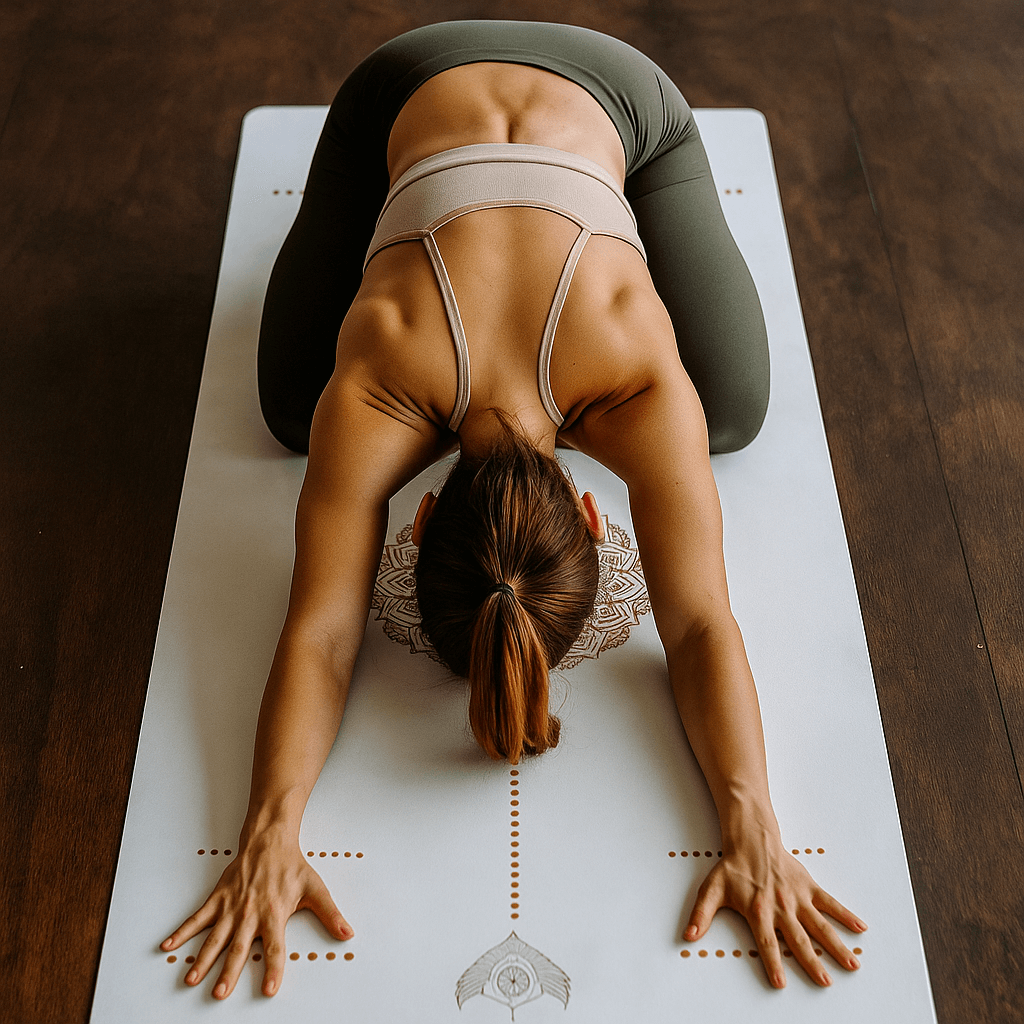 Alignment Yoga Mats – non slip hot yoga mats with sweat activated grip | MIYRA®