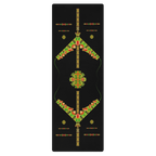 Amazonia Flow Yoga Mat – best hot yoga mat for sweaty hands, non slip microfiber surface, eco friendly natural rubber – MIYRA®