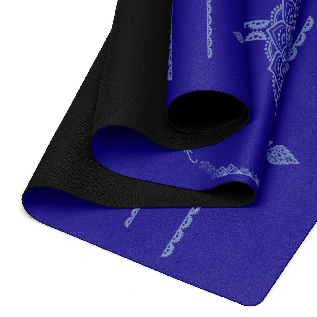 Blue Horizon Yoga Mat - Best yoga mat for hot yoga with sweat-activated grip and stable support.