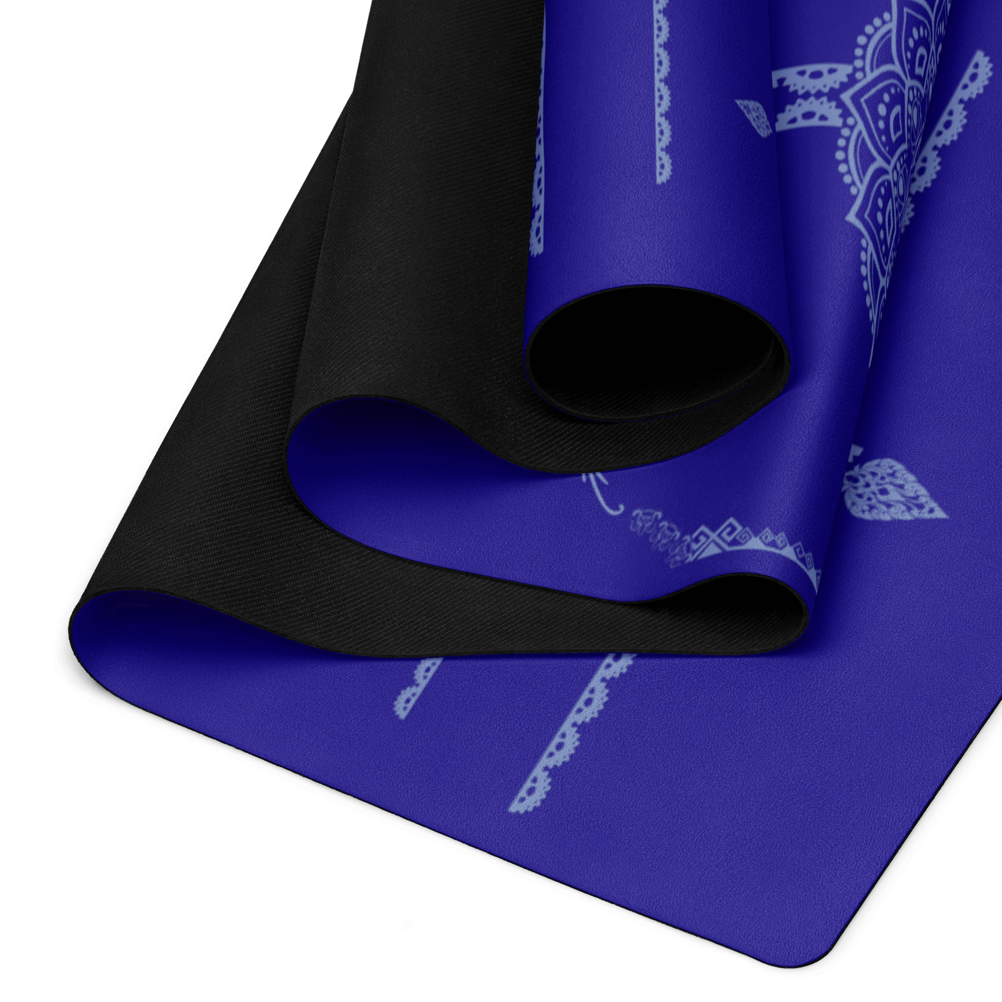 Blue Horizon Yoga Mat - Best yoga mat for hot yoga with sweat-activated grip and stable support.