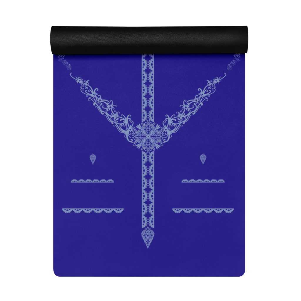 Blue Horizon Yoga Mat - Best yoga mat for hot yoga with sweat-activated grip and stable support.