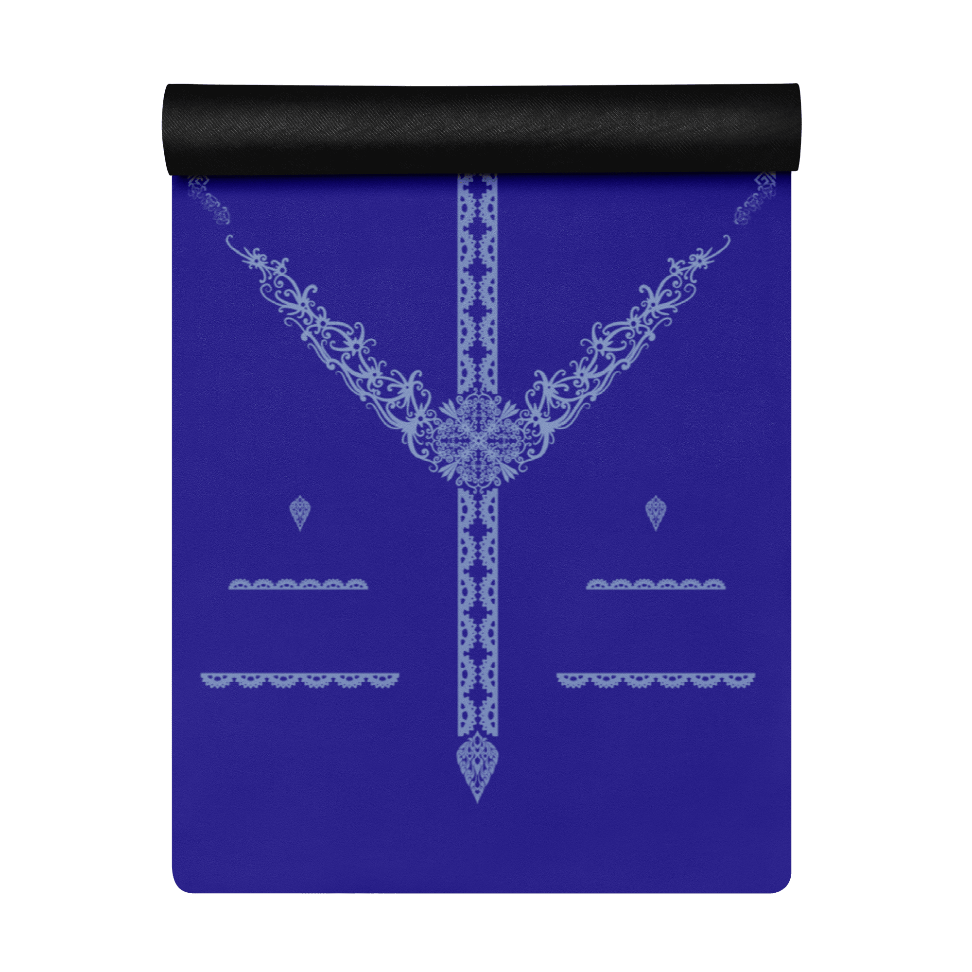 Blue Horizon Yoga Mat - Best yoga mat for hot yoga with sweat-activated grip and stable support.