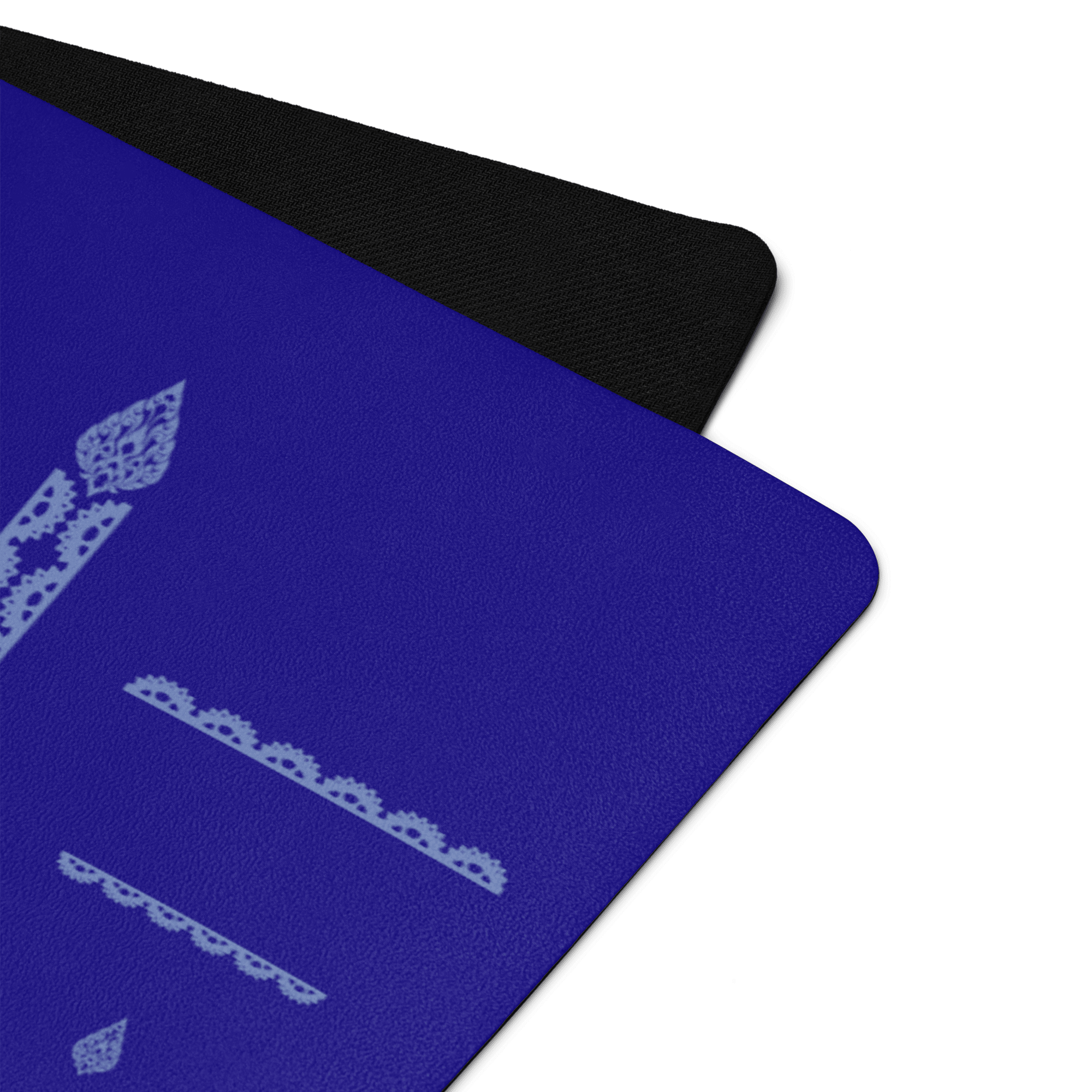 Blue Horizon Yoga Mat – best hot yoga mat for sweaty hands, non slip microfiber surface, eco friendly natural rubber – MIYRA®