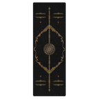 Celestial Dominion Yoga Mat – best hot yoga mat for sweaty hands, non slip microfiber surface, eco friendly natural rubber – MIYRA®