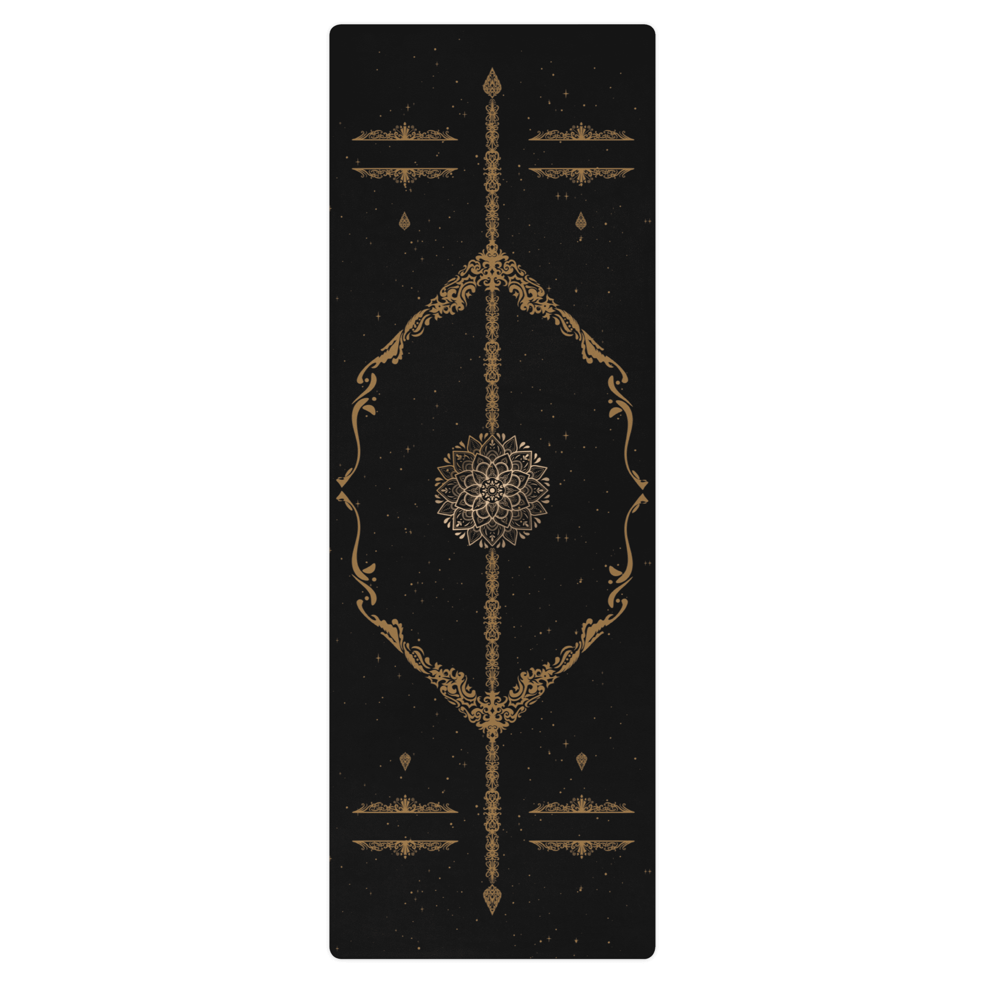 Celestial Dominion Yoga Mat – best hot yoga mat for sweaty hands, non slip microfiber surface, eco friendly natural rubber – MIYRA®