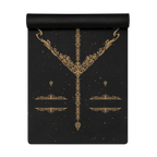 Celestial Dominion Yoga Mat – best hot yoga mat for sweaty hands, non slip microfiber surface, eco friendly natural rubber – MIYRA®