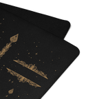 Celestial Dominion Yoga Mat – best hot yoga mat for sweaty hands, non slip microfiber surface, eco friendly natural rubber – MIYRA®