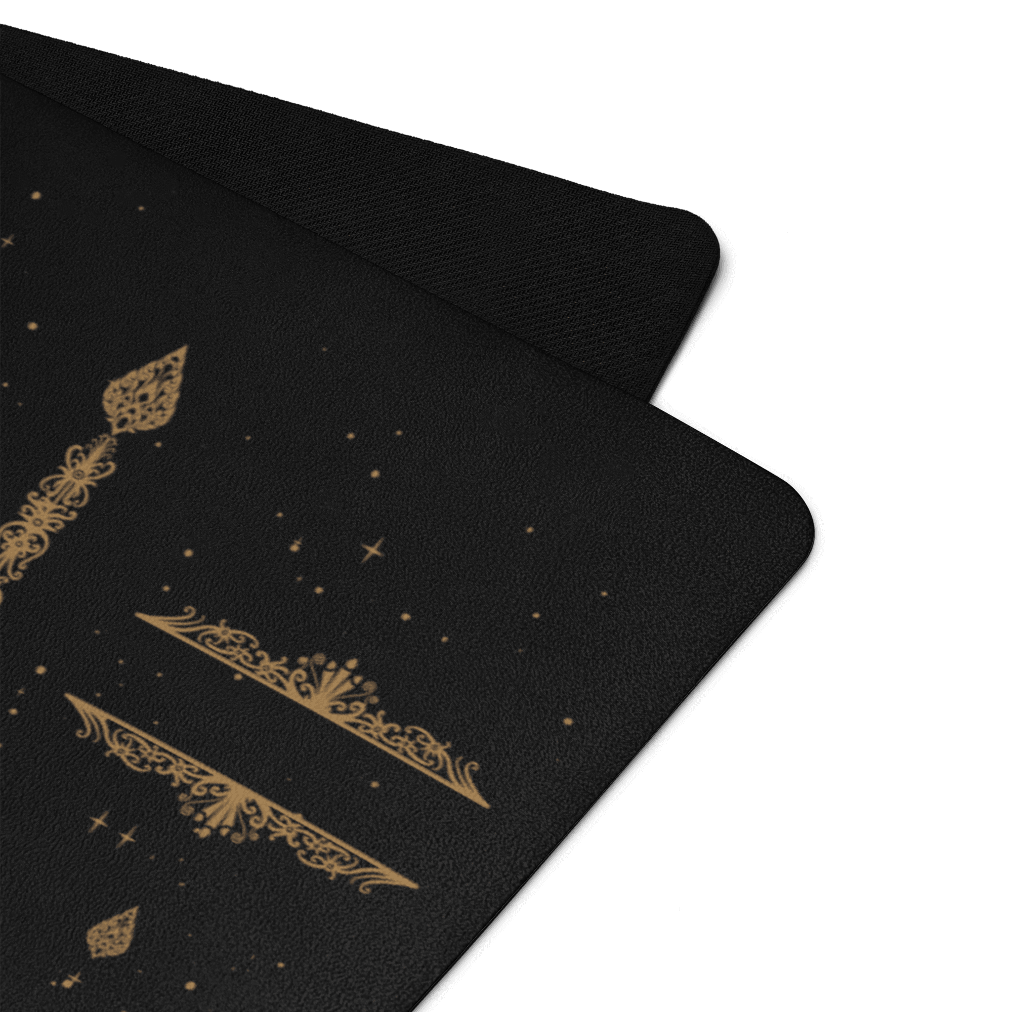 Celestial Dominion Yoga Mat – best hot yoga mat for sweaty hands, non slip microfiber surface, eco friendly natural rubber – MIYRA®