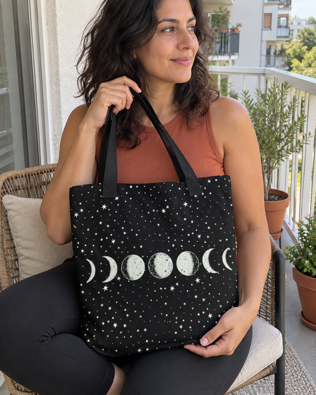 Black Sky Tote bag