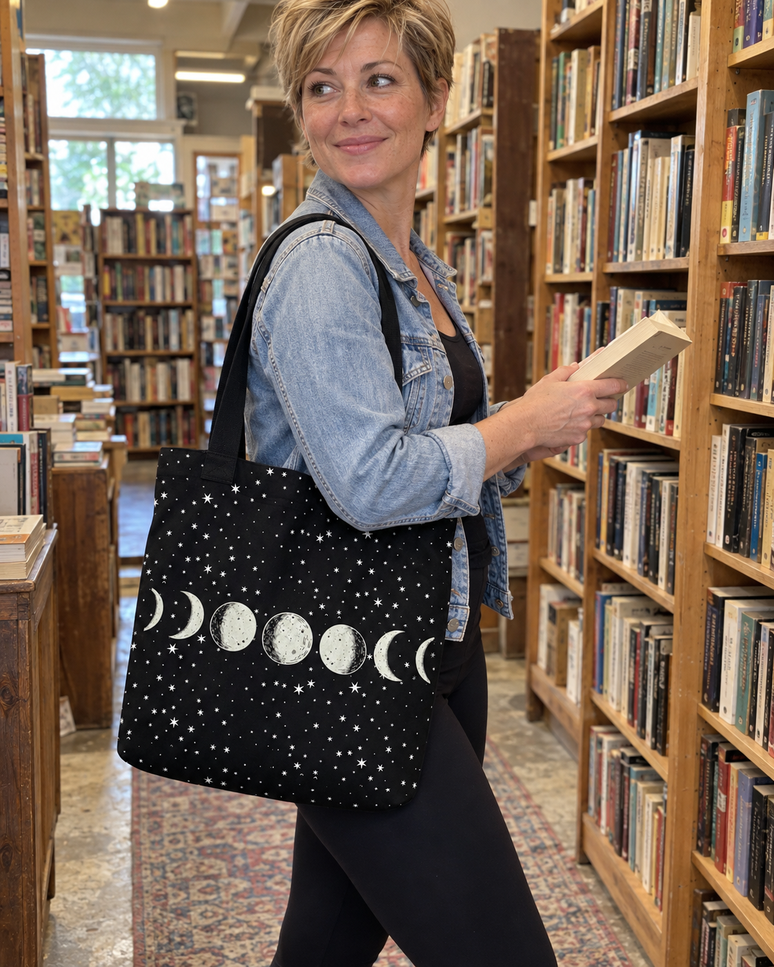 Black Sky Tote bag