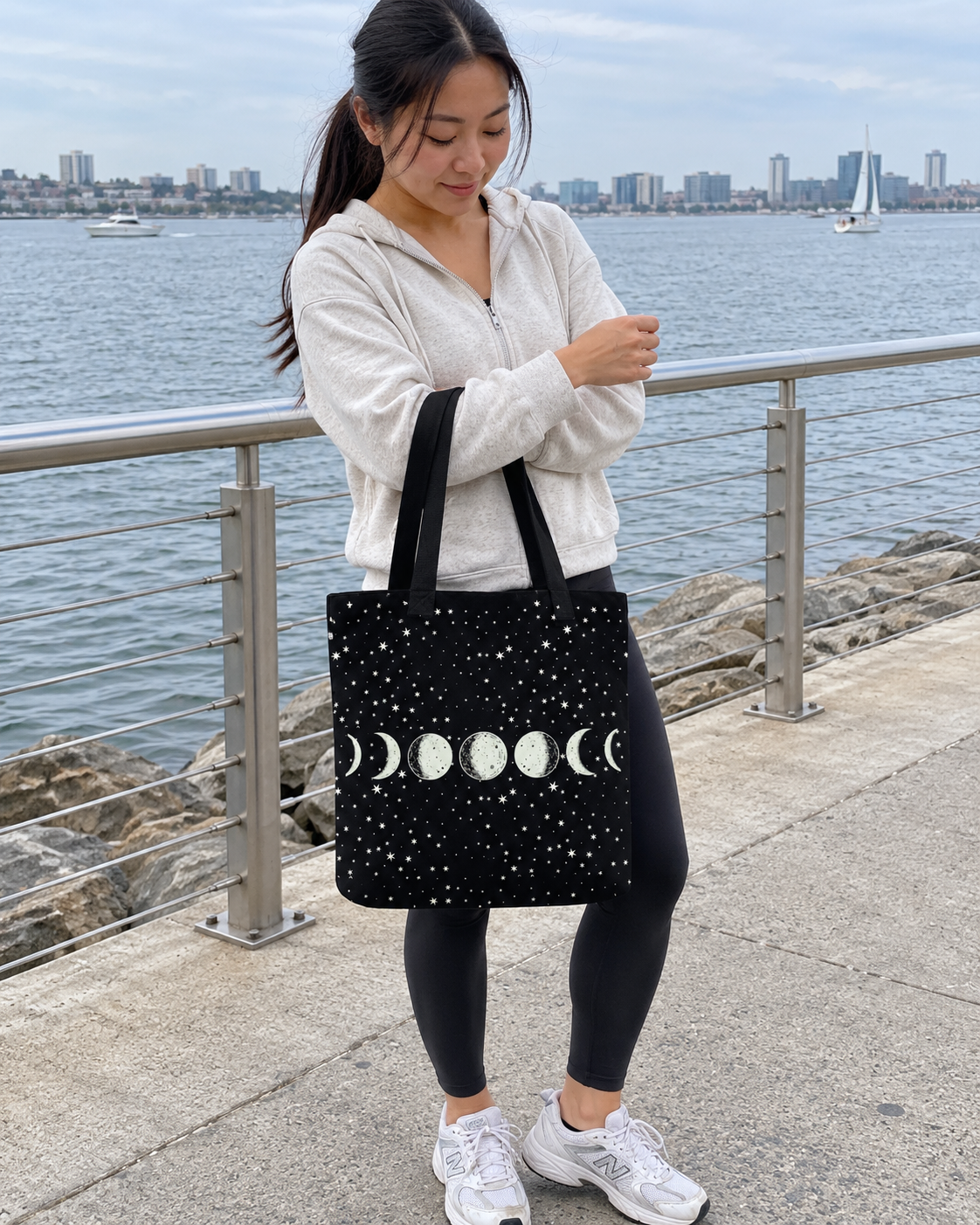 Black Sky Tote bag