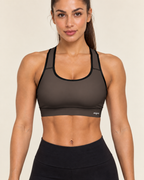 Mocha Padded Sports Bra