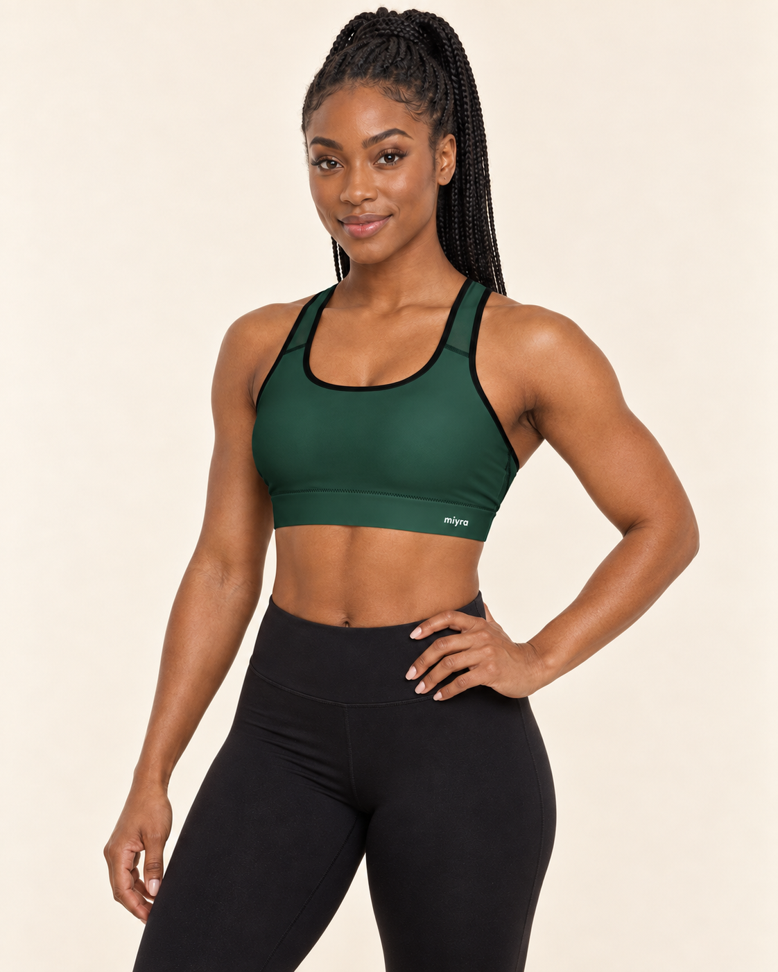 Emerald Padded Sports Bra
