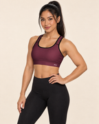 Cherry Padded Sports Bra