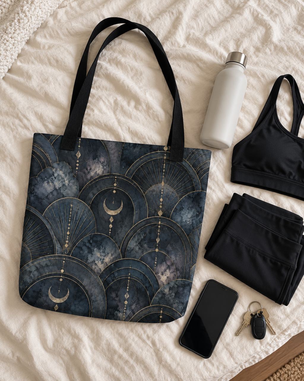Midnight Serenity Tote Bag
