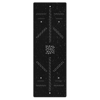 Cosmic Star Dust Yoga Mat – best hot yoga mat for sweaty hands, non slip microfiber surface, eco friendly natural rubber – MIYRA®