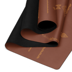 Earthline Alignment Yoga Mat – best hot yoga mat for sweaty hands, non slip microfiber surface, eco friendly natural rubber – MIYRA®