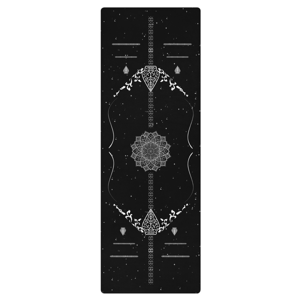 Echleon Black Yoga Mat – best hot yoga mat for sweaty hands, non slip microfiber surface, eco friendly natural rubber – MIYRA®