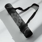 Echleon Black Yoga Mat – best hot yoga mat for sweaty hands, non slip microfiber surface, eco friendly natural rubber – MIYRA®