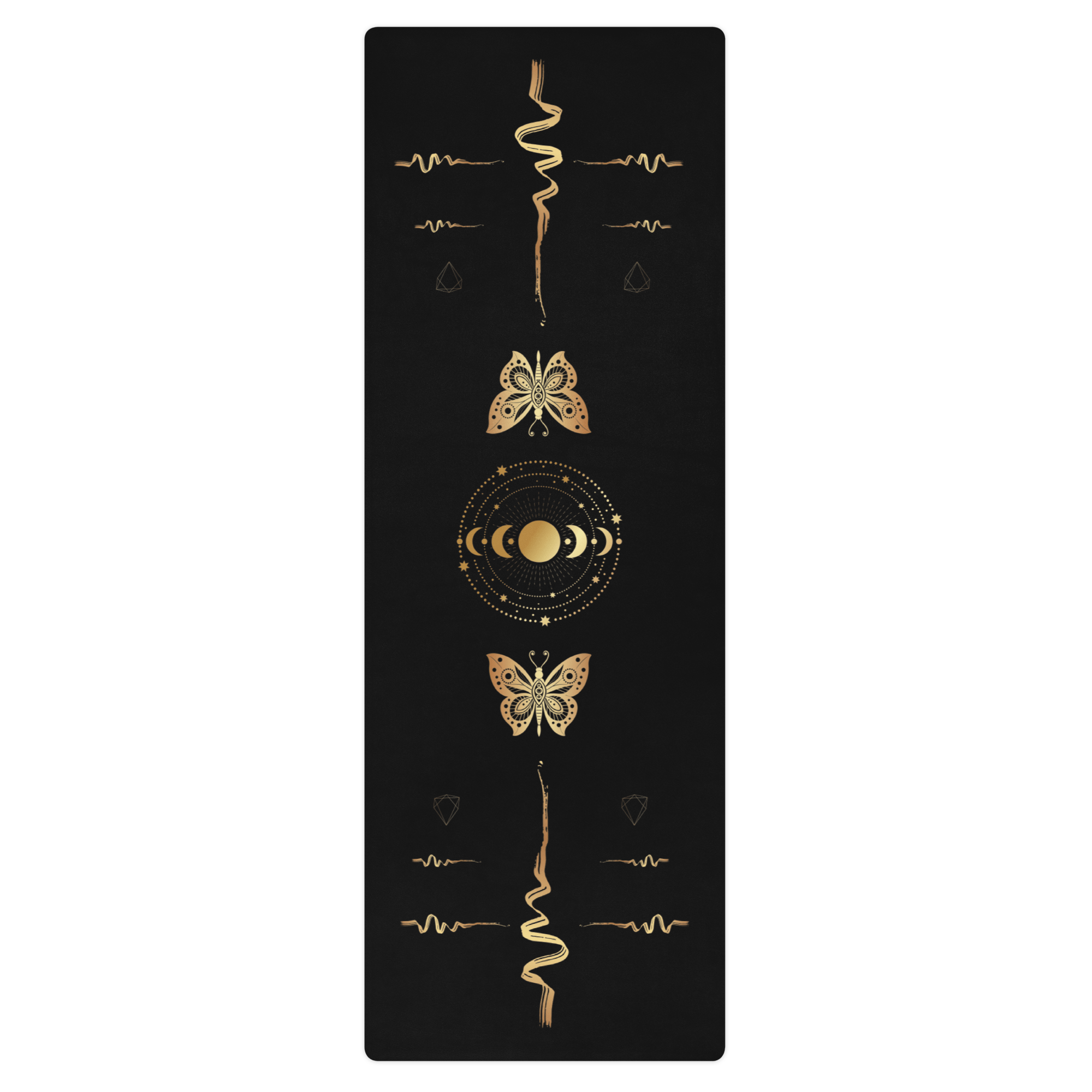 Eclipse Warrior Mat – best hot yoga mat for sweaty hands, non slip microfiber surface, eco friendly natural rubber – MIYRA®