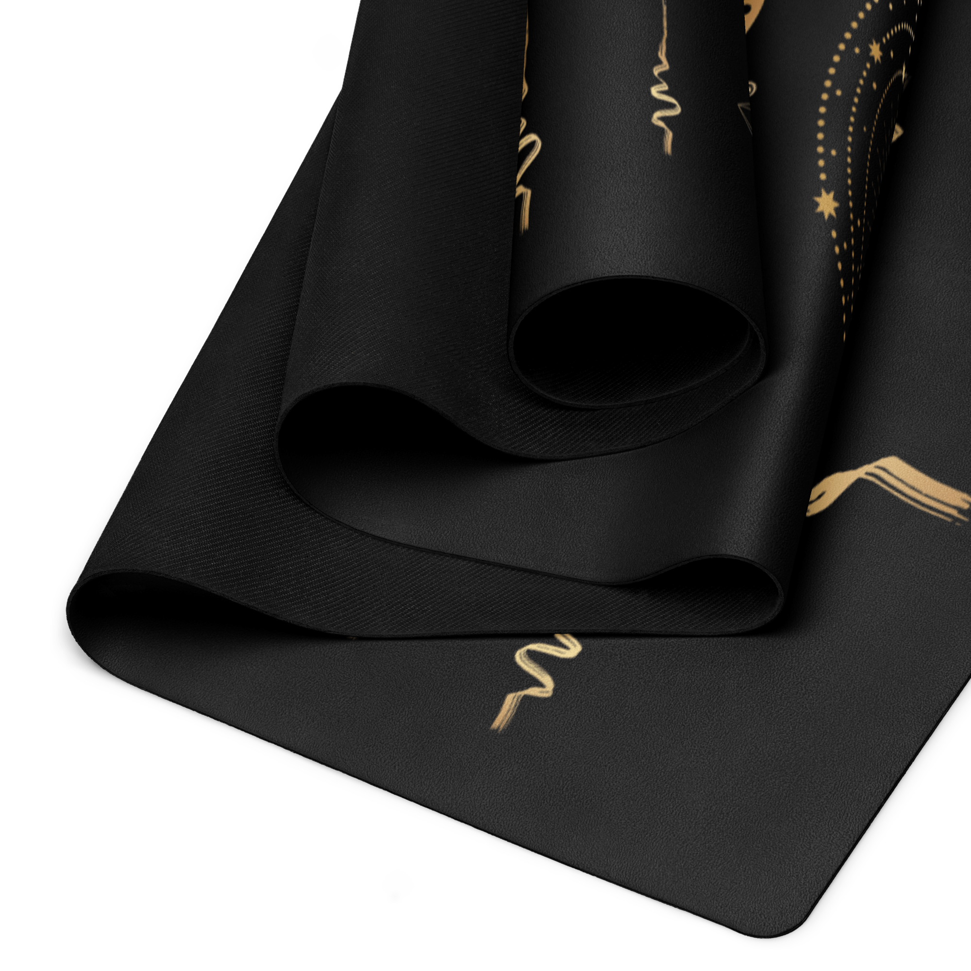 Eclipse Warrior Mat – best hot yoga mat for sweaty hands, non slip microfiber surface, eco friendly natural rubber – MIYRA®