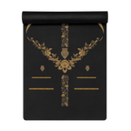 Imperium Gold Yoga Mat – best hot yoga mat for sweaty hands, non slip microfiber surface, eco friendly natural rubber – MIYRA®