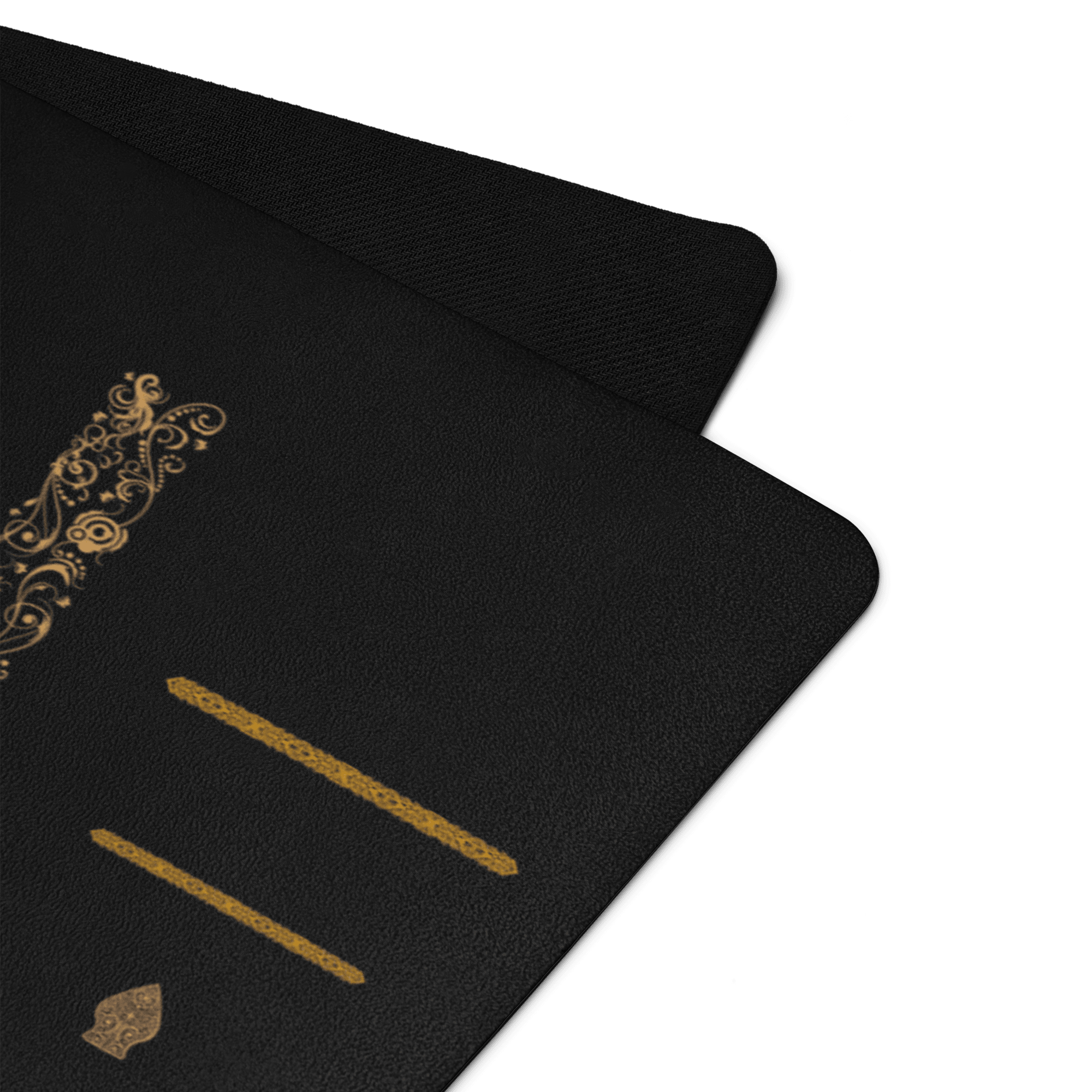 Imperium Gold Yoga Mat – best hot yoga mat for sweaty hands, non slip microfiber surface, eco friendly natural rubber – MIYRA®