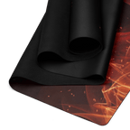 Inferno Flow Yoga Mat – best hot yoga mat for sweaty hands, non slip microfiber surface, eco friendly natural rubber – MIYRA®