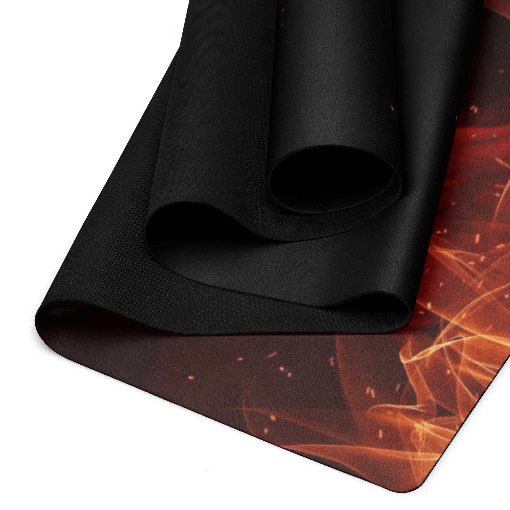 Inferno Flow Yoga Mat – best hot yoga mat for sweaty hands, non slip microfiber surface, eco friendly natural rubber – MIYRA®