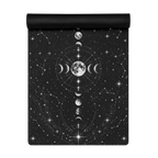 Hot Yoga Mat - Lunar Constellation | MIYRA® with premium microsuede surface and natural rubber base for non-slip performance.