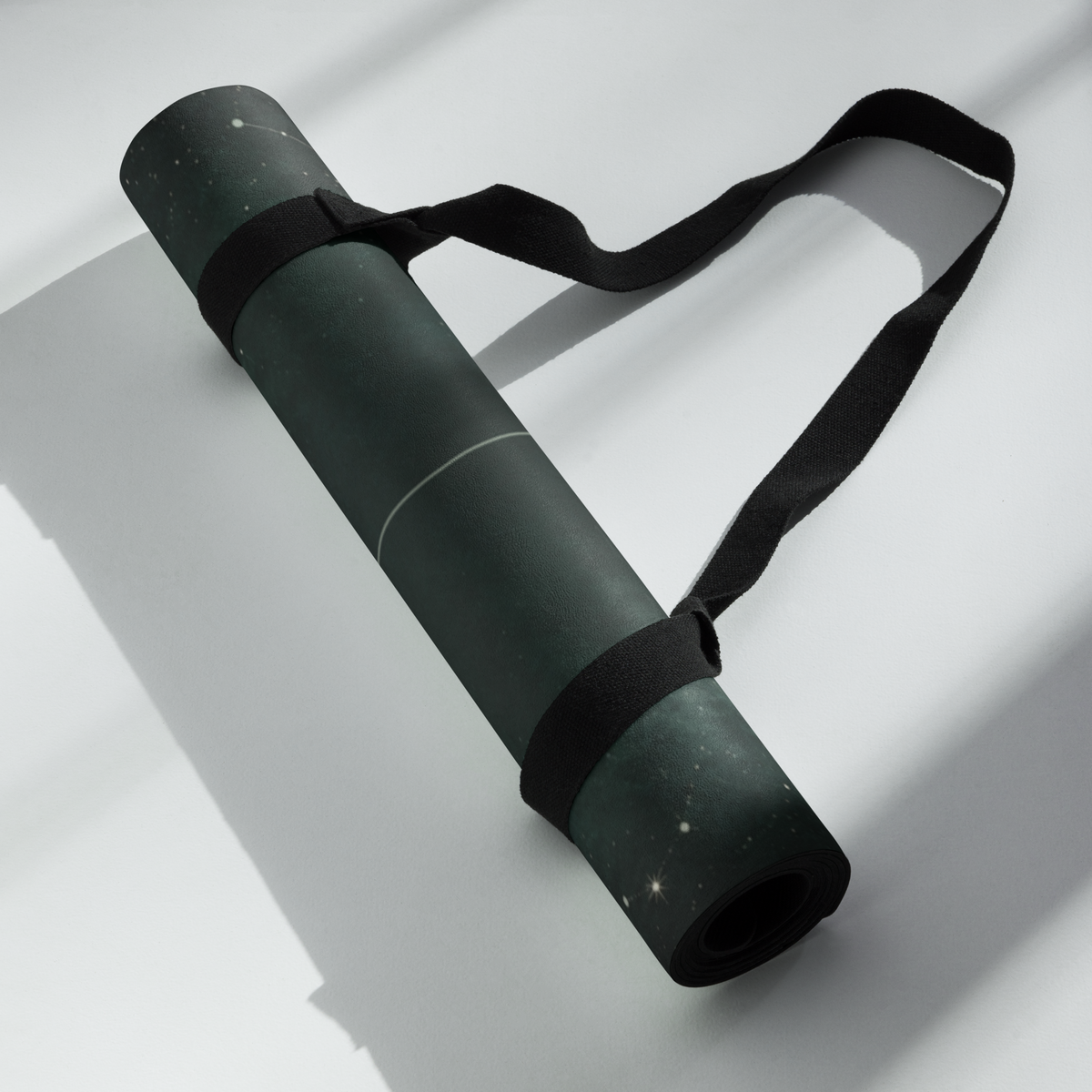 Hot Yoga Mat - Emeral Lunar Orbits, the Best Yoga Mat For Hot Yoga, featuring superior grip and cushioning.
