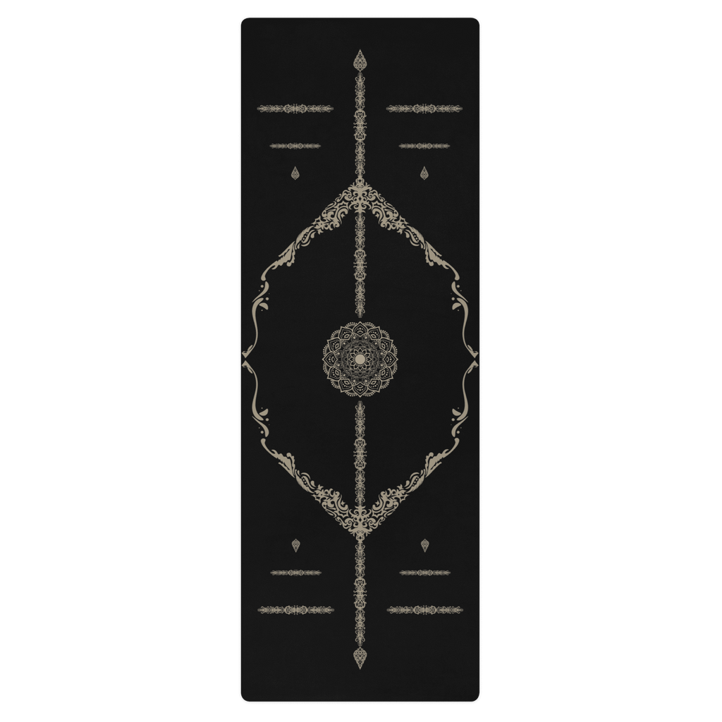 Midnight Sanctuary Yoga Mat – best hot yoga mat for sweaty hands, non slip microfiber surface, eco friendly natural rubber – MIYRA®