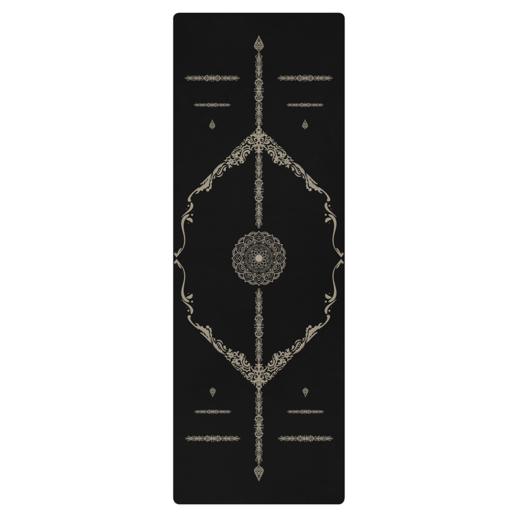 Midnight Sanctuary Yoga Mat – best hot yoga mat for sweaty hands, non slip microfiber surface, eco friendly natural rubber – MIYRA®