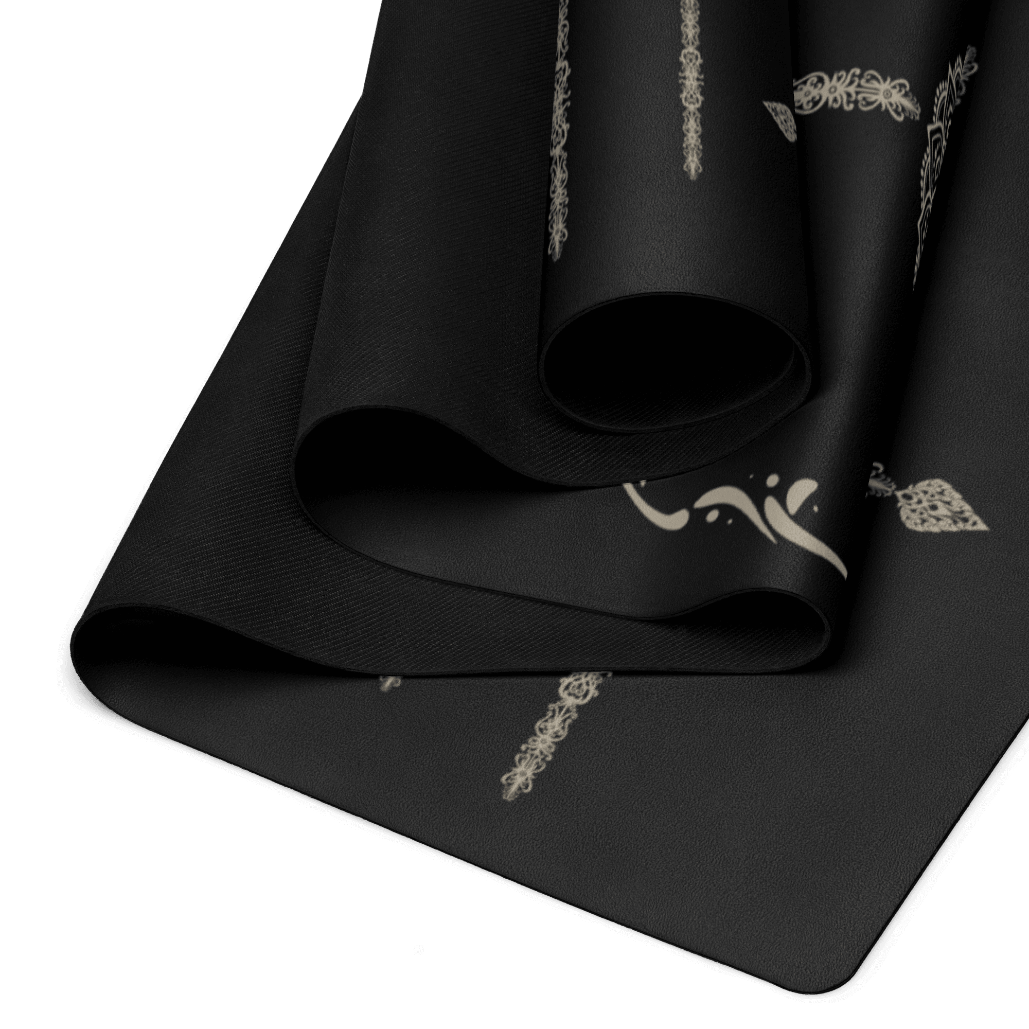 Midnight Sanctuary Yoga Mat – best hot yoga mat for sweaty hands, non slip microfiber surface, eco friendly natural rubber – MIYRA®