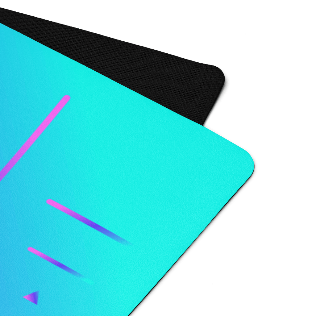 Neon Meridian Yoga Mat – best hot yoga mat for sweaty hands, non slip microfiber surface, eco friendly natural rubber – MIYRA®