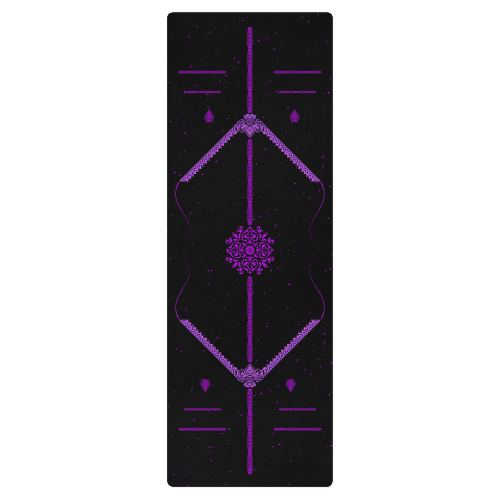 Obsidian Pulse Yoga Mat – best hot yoga mat for sweaty hands, non slip microfiber surface, eco friendly natural rubber – MIYRA®