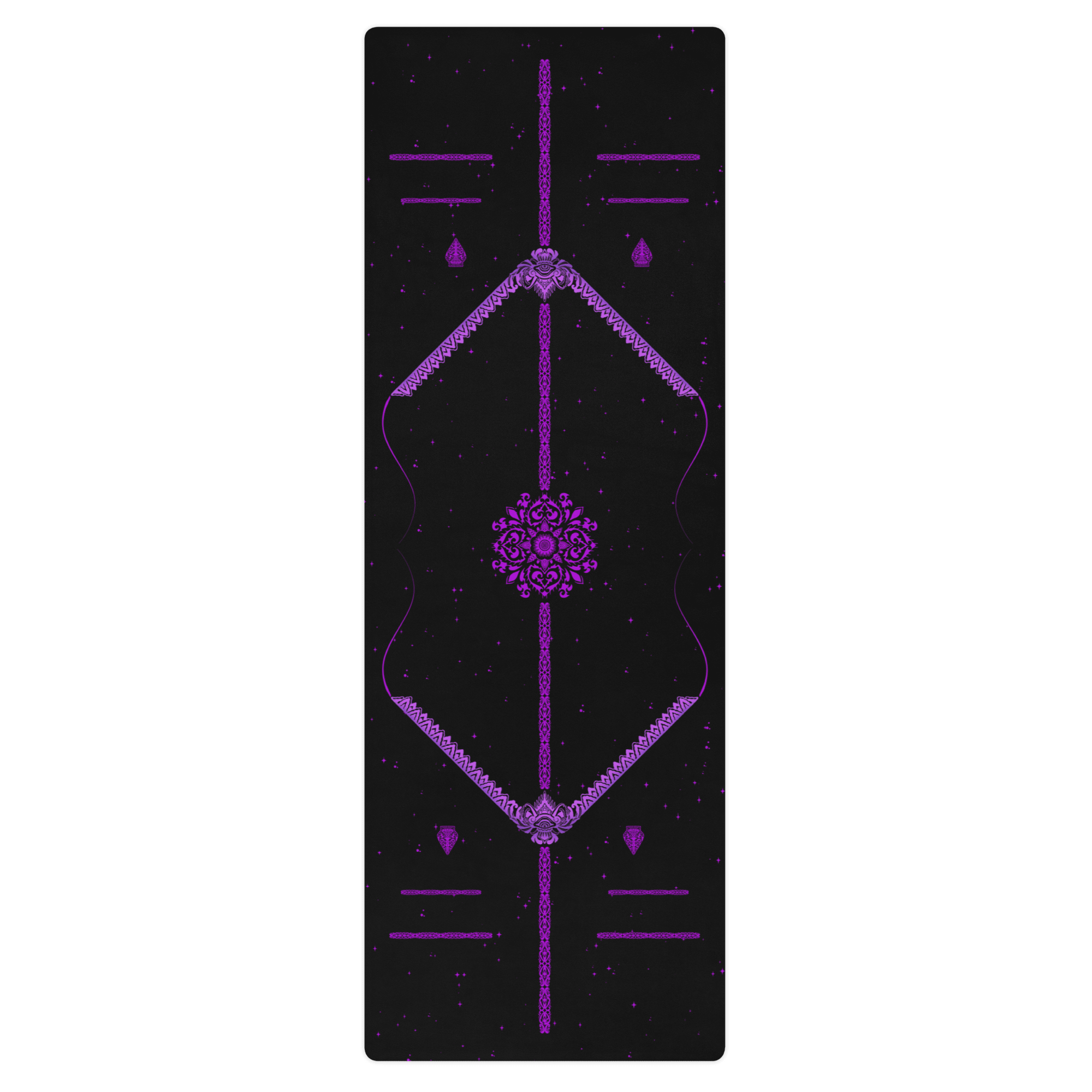 Obsidian Pulse Yoga Mat – best hot yoga mat for sweaty hands, non slip microfiber surface, eco friendly natural rubber – MIYRA®