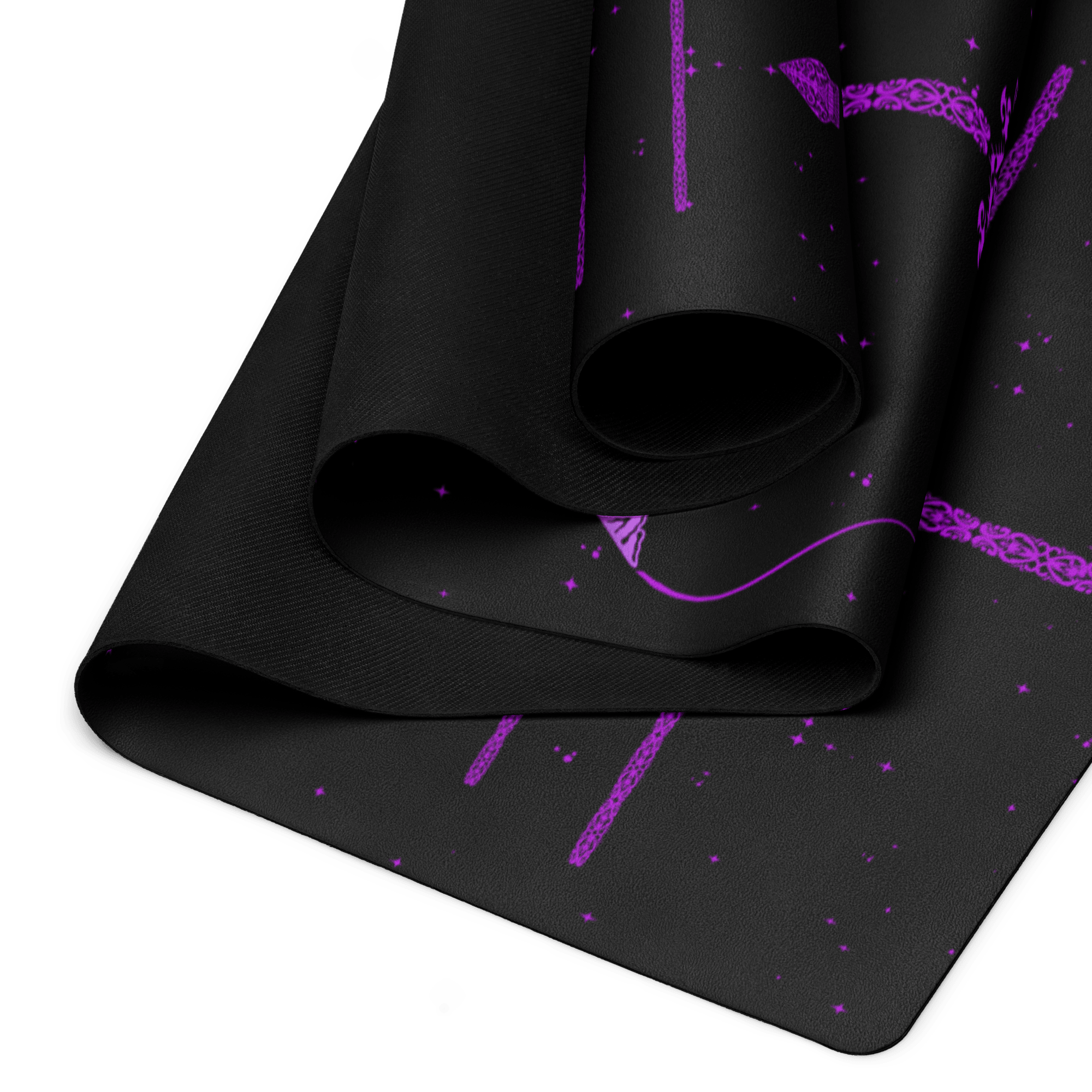 Obsidian Pulse Yoga Mat – best hot yoga mat for sweaty hands, non slip microfiber surface, eco friendly natural rubber – MIYRA®