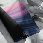 Pink Tide Motion Yoga Mat – best hot yoga mat for sweaty hands, non slip microfiber surface, eco friendly natural rubber – MIYRA®