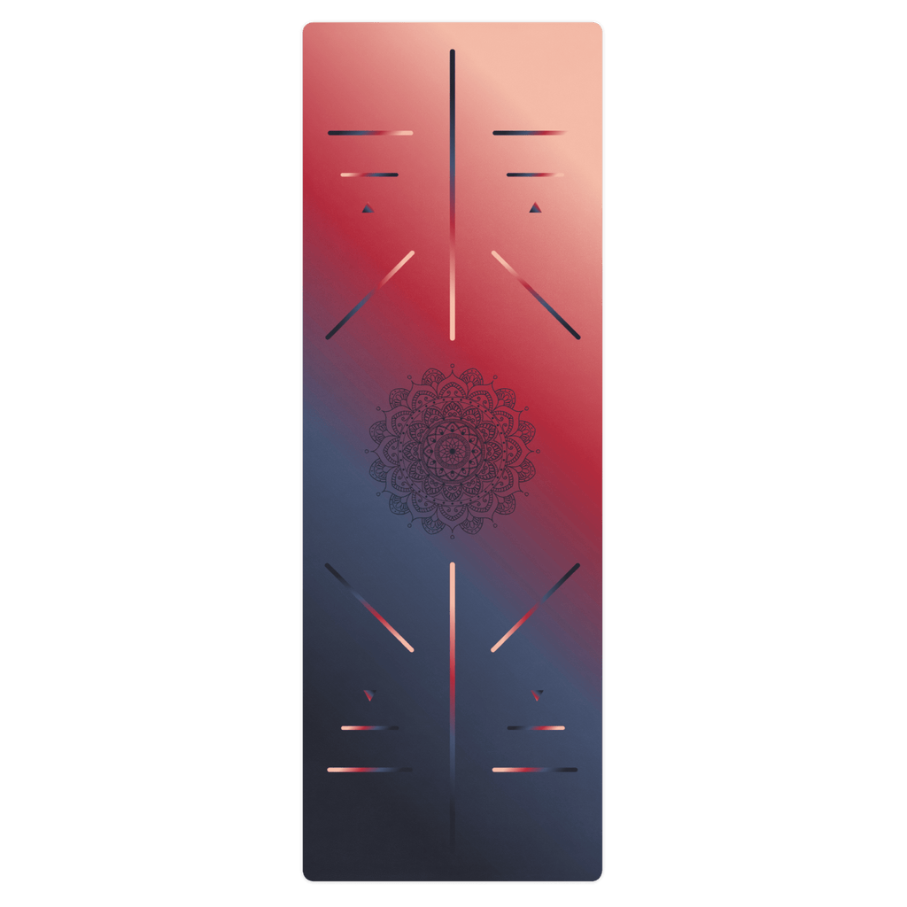 Radiant Flow Yoga Mat – best hot yoga mat for sweaty hands, non slip microfiber surface, eco friendly natural rubber – MIYRA®