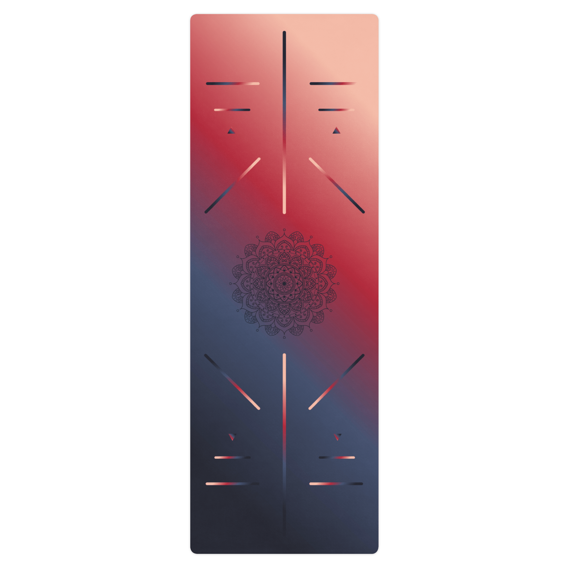 Radiant Flow Yoga Mat – best hot yoga mat for sweaty hands, non slip microfiber surface, eco friendly natural rubber – MIYRA®