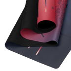 Radiant Flow Yoga Mat – best hot yoga mat for sweaty hands, non slip microfiber surface, eco friendly natural rubber – MIYRA®