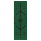 Rainforest Ritual Yoga Mat – best hot yoga mat for sweaty hands, non slip microfiber surface, eco friendly natural rubber – MIYRA®