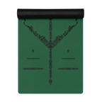 Rainforest Ritual Yoga Mat – best hot yoga mat for sweaty hands, non slip microfiber surface, eco friendly natural rubber – MIYRA®