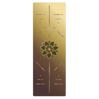 Rooted Radiance Yoga Mat – best hot yoga mat for sweaty hands, non slip microfiber surface, eco friendly natural rubber – MIYRA®