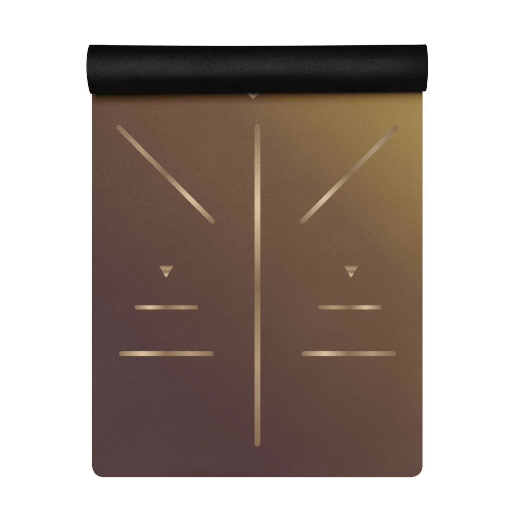 Rooted Radiance Yoga Mat – best hot yoga mat for sweaty hands, non slip microfiber surface, eco friendly natural rubber – MIYRA®