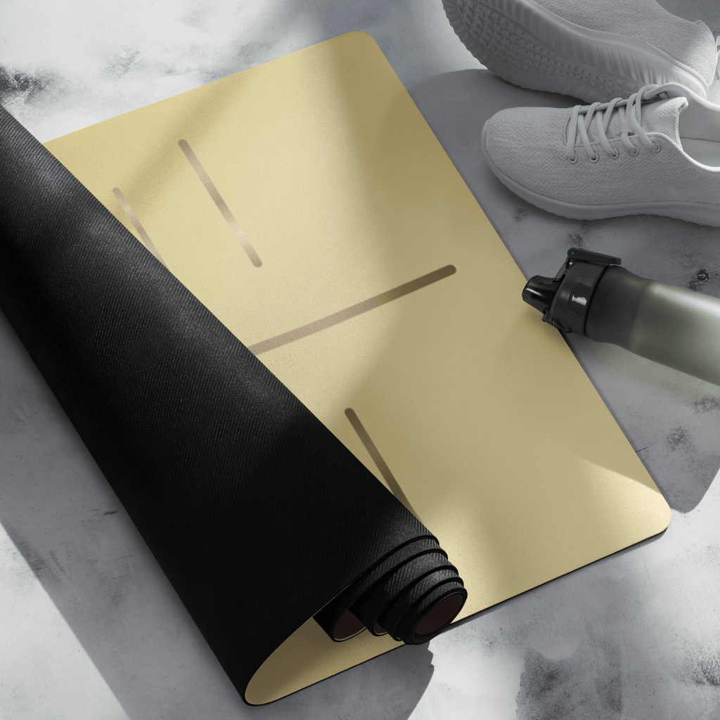 Rooted Radiance Yoga Mat – best hot yoga mat for sweaty hands, non slip microfiber surface, eco friendly natural rubber – MIYRA®