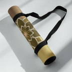 Rooted Radiance Yoga Mat – best hot yoga mat for sweaty hands, non slip microfiber surface, eco friendly natural rubber – MIYRA®