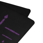 Violet Meridian Yoga Mat – best hot yoga mat for sweaty hands, non slip microfiber surface, eco friendly natural rubber – MIYRA®