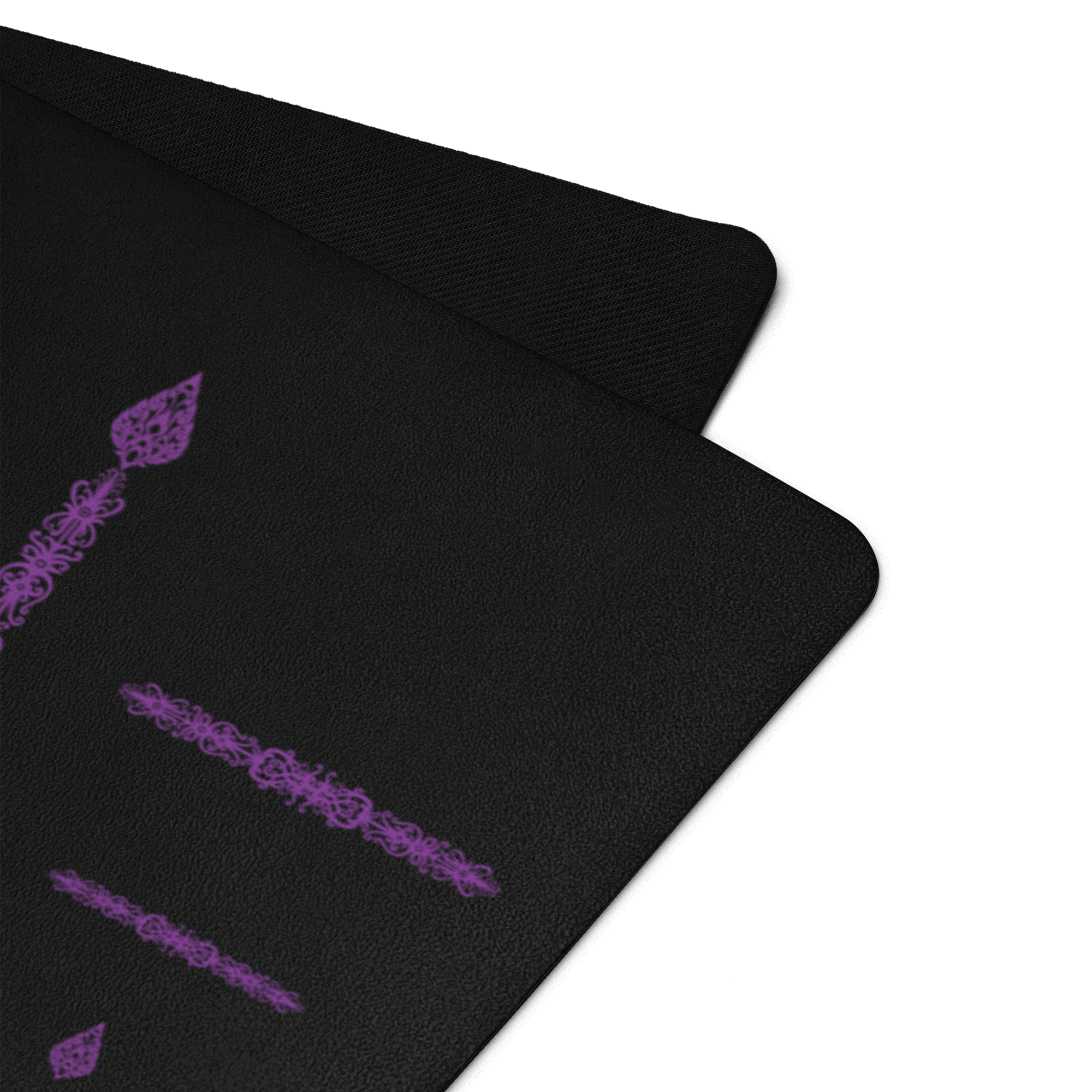 Violet Meridian Yoga Mat – best hot yoga mat for sweaty hands, non slip microfiber surface, eco friendly natural rubber – MIYRA®